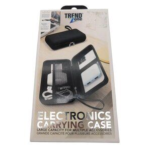 SEALED 2024 Trend Zone Electronics Carrying Case Black Lightweight Shockproof